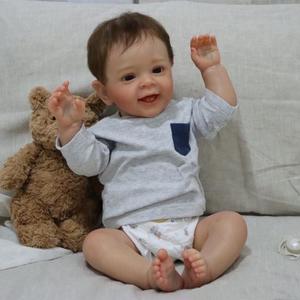 60厘米仿真婴儿洋娃娃男宝宝Yannik童装模特3-6个月真人比例直销