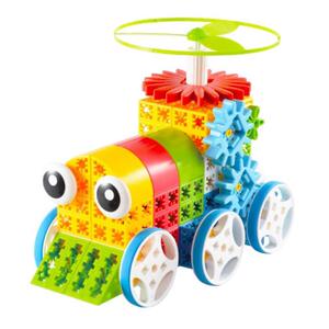 {品果大颗粒缤纷积木3D六面拼装益智拼插探索者嘟嘟来了儿童玩具