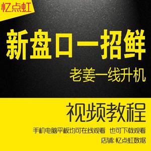 老姜一线升机 新盘口一招鲜 实现快人一步精进班股票视频素材