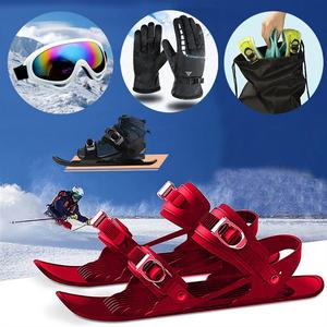 雪橇滑雪板迷你雪地小型装备用品鞋户外踏雪板小型滑雪鞋简易玩雪