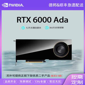 NVIDIA 英伟达 专业 AI绘图 显卡 RTX 6000 Ada 48GB 3D建模 渲染