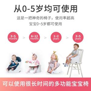 韩国婴儿餐椅宝宝学坐椅子海底捞座椅Jellymom儿童坐凳6个月家用