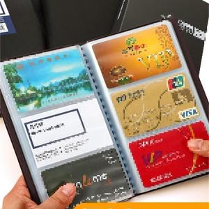 健康证银行卡盒卡片本收纳卡通卡夹名P片家用卡的车票册子透明装