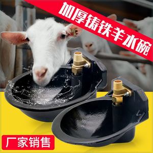 羊饮水碗铜阀头塑料羊用饮水器羊自动喝水碗抗摔碰养殖羊水碗