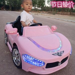 儿童电动车四轮充电遥控汽车可坐人小孩车子童车玩具公主车女孩子