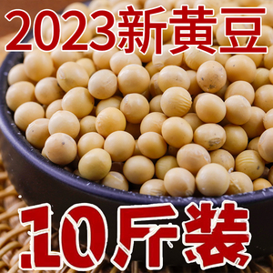 东北新黄豆打豆浆专用10斤黑龙江大豆农家自种新鲜可发芽非转基因