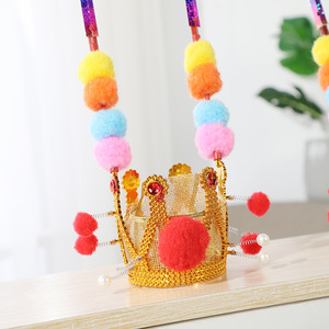 孙悟空的头饰发光状元帽紫金冠儿童玩具美猴王齐天大圣帽子皇冠