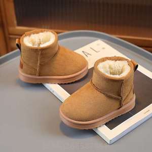 棉鞋靴雪地2023女鞋子大女童冬季新款儿童冬天冬宝宝雪靴靴子防滑