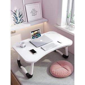 可以放床上的小桌子带凳子可拆卸小桌板电脑桌折叠式上下床寝室用