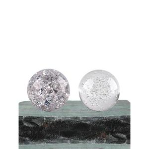 流假山水喷泉配件气泡冰裂球水晶玻璃珠树脂盘景摆件装饰品转动球