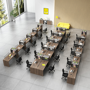 职员办公桌椅2/4/6人组合双人位工位转角屏风财务简约卡座电脑桌