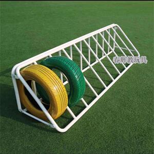 幼儿园不锈钢轮胎架儿童彩色轮胎收纳架摆放架子感统玩具教育器材