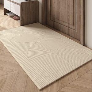 入户皮革地垫PVC免洗耐脏防滑可擦家用进门灰色简约现代地毯大门