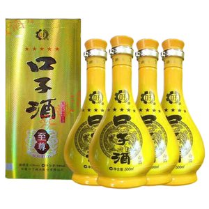 口子酒 五星至尊口子42度500ml*4瓶整箱特价 安徽口子窖酒 兼香型