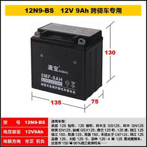 摩托车干电瓶力帆LF200 KPT200 KPS200 KPM200 K18 K19太子蓄电池