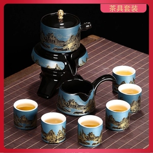 女士茶具一壶二杯差.茶具茶台一整套高端盖碗陶瓷茶杯套装6只待客