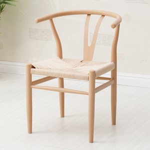 北欧铁艺洽谈椅仿实木靠背Y椅室内休闲桌椅家用餐椅简约创意茶椅