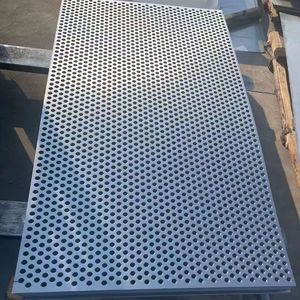 不锈钢冲孔板带孔铁板穿孔筛片网孔板金属吊顶镂空板镀锌多孔铝板