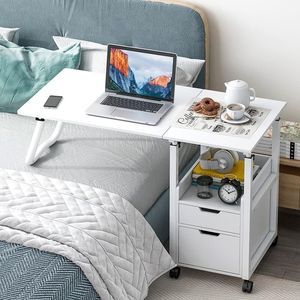 床边桌柜简易床头桌小型可移动床头柜轻奢高级感主卧床上电脑书桌