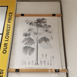 IKEA宜家 维贝可 图片架画夹夹子竹制简约艺术分展览可用40cm