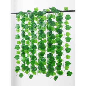假爬藤植物仿真室外天花板子包柱子悬吊式天花板装饰店铺绿腾塑胶