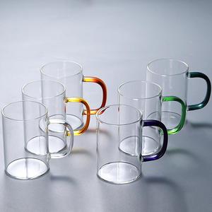 高硼硅耐热玻璃杯早餐杯牛奶果汁杯马克杯家用大容量透明水杯杯子
