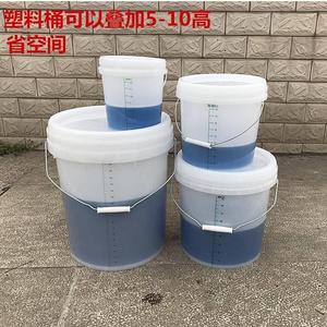 24小时尿蛋白定量桶检测带刻度量杯5升大容量透明量杯塑料量桶