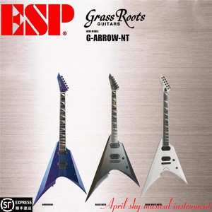 ESP GRASSROOTS G-ARROW NT系列 变色龙 白 黑叉子异形金属电吉他