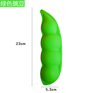 创意文具笔盒香蕉韩国大容量简约硅胶可爱大葱中小学生卡通笔袋