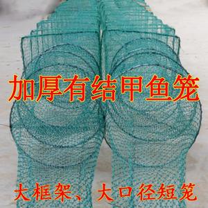 鳖笼折叠鲫鱼虾笼网笼渔网两头螃蟹捕鱼甲鱼笼地网黑鱼大框有结网
