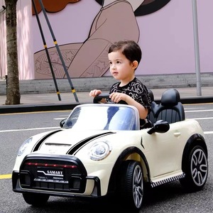 儿童电动车四轮汽车可坐大人男女孩可遥控玩具宝宝马mini仿真童车