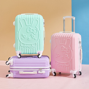 女士密码行李箱可爱拉杆箱韩版旅行箱学生粉色万向轮20寸登机皮箱