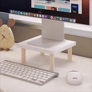 小型显示器增高架台式电脑底座支架办公室桌面小尺寸垫高置物架窄