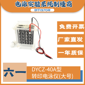 北京六一DYCZ-40A型转印电泳仪WesternBlot实验凝胶蛋白质电泳槽
