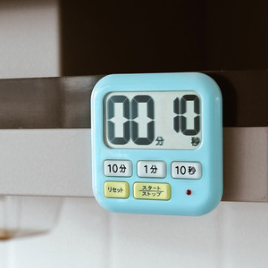 日本LEC厨房定时器秒表倒计时器电子定时闹钟计时器大声音提醒器