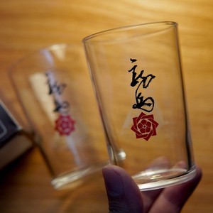 【1盒2个】日本进口东洋佐佐木玻璃杯 坂本龙马家花纹 功山寺藏