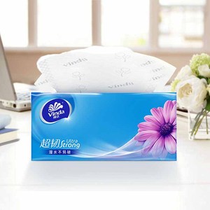 维达超韧抽纸V2239面巾纸3层130抽6包卫生纸餐巾纸家用大包纸巾