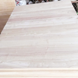 厂家直销 橡胶木直拼板40mm实木台面板按规格做 橡胶木桌面板
