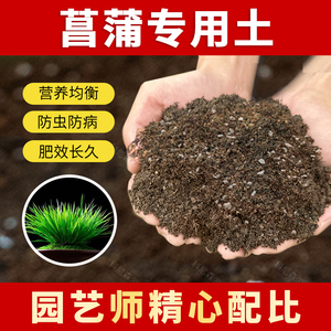 菖蒲专用土肥料菖蒲营养土花土种花家用有机土椰砖土壤盆栽种植土