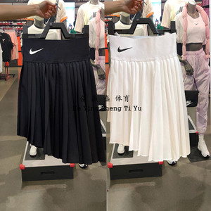 Nike耐克2024女子速干褶裥网球半身裙跑步健身轻便舒适短裙DR6850