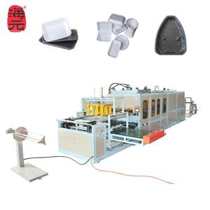 海元工厂一次性发泡快餐盒设备 泡沫吸水托盘生产线 吸水托盘机