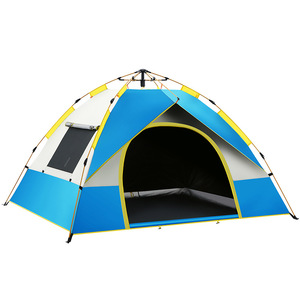 骆驼帐篷户外便携式全自动加厚防雨公园郊游野餐野营户外露营装备