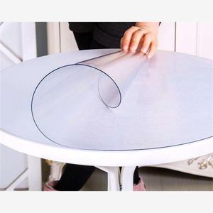文艺园透明胶软质玻璃防油防烫桌布垫中式圆形餐桌圆桌布桌垫转盘
