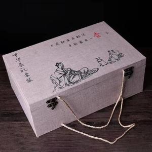铁壶木盒子包装复古木箱日本南部铁瓶茶叶木盒实木泡沫内衬定制