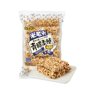 米老头150g青稞米麦棒爆米花零食小吃办公充饥解馋
