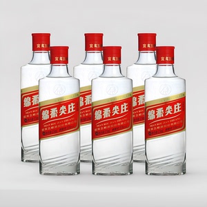 四川五粮液绵柔尖庄光瓶35度125ml×6瓶装套装浓香型白酒老酒