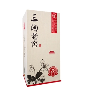 纯粮酿造 三沟老窖雪兰20年窖龄52度1瓶×500mL浓香型固态法白酒