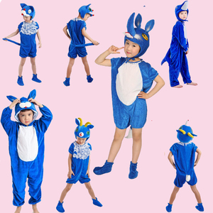 蓝精灵演出服六一儿童节表演幼儿园小学生舞蹈话剧小朋友扮演服装