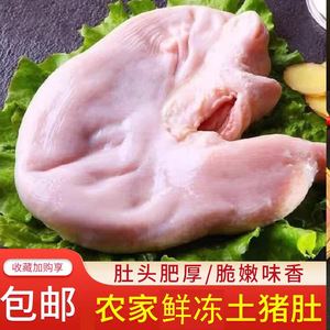 4斤特大生猪肚新鲜猪内脏冷冻猪肚子批发食材商用猪胃商用批发1斤