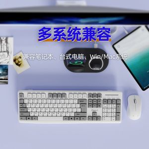 IFOUND方正科技W6261无线键鼠套装电脑笔记本办公无线键盘鼠标男